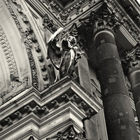 Buy canvas prints of Berliner Dom Angel by Mary Rath
