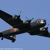 Buy canvas prints of BBMF Avro Lancaster by James Ward