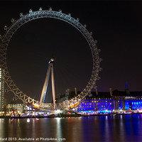 Buy canvas prints of London Eye by James Ward
