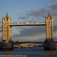 Buy canvas prints of Tower Bridge by James Ward