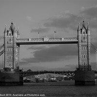 Buy canvas prints of Tower Bridge by James Ward