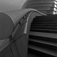 Buy canvas prints of City Hall and Steps by James Ward