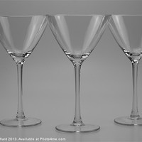 Buy canvas prints of Empty Martinis by James Ward