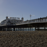 Buy canvas prints of Brighton Palace Pier by James Ward