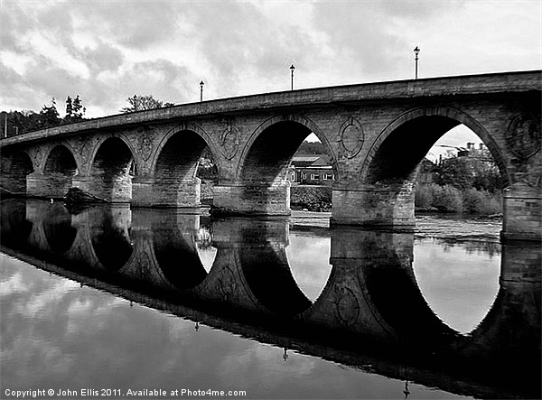 Bridged Reflections Picture Board by John Ellis
