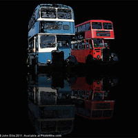 Buy canvas prints of Reflections of the Past by John Ellis