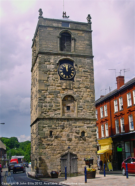 Morpeth Clock Tower Picture Board by John Ellis