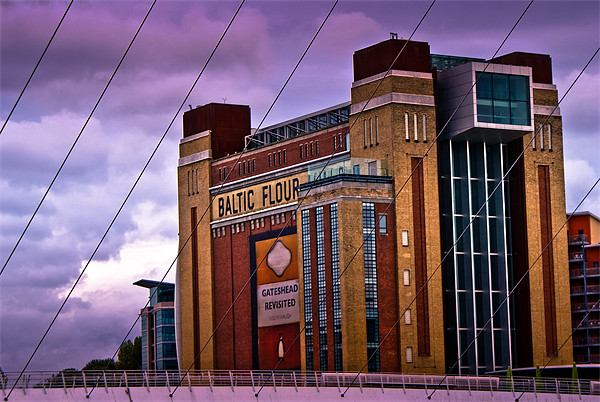 Baltic Flour Mill Picture Board by John Ellis