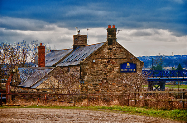 The Boathouse Inn Picture Board by John Ellis