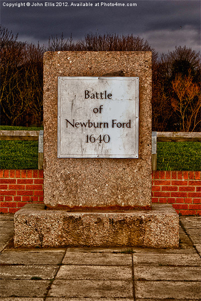 Site of the Battle Picture Board by John Ellis