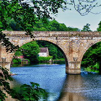 Buy canvas prints of Prebends Bridge: Durham by John Ellis