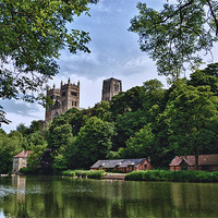 Buy canvas prints of Durham Cathedral by John Ellis