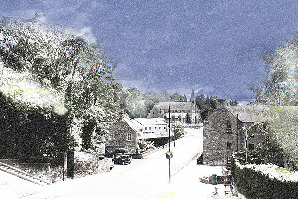 Northumberland Winter Picture Board by John Ellis