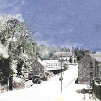 Buy canvas prints of Northumberland Winter by John Ellis