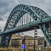 Buy canvas prints of Tyne Bridge by John Ellis