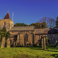 Buy canvas prints of St Michael and All Angels by John Ellis
