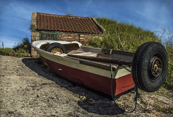  The Old Boat Picture Board by John Ellis