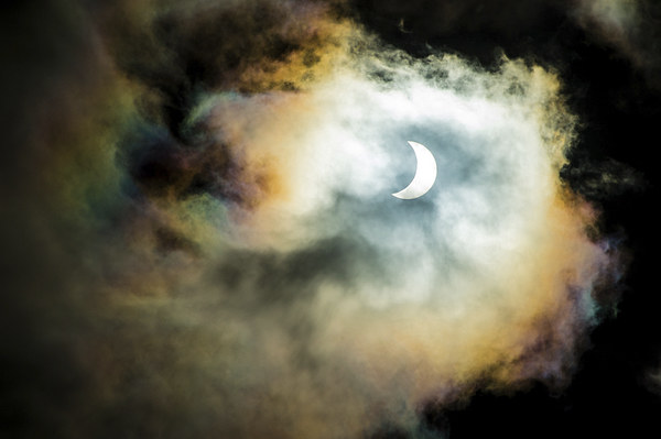  Solar Eclipse Picture Board by John Ellis