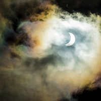 Buy canvas prints of  Solar Eclipse by John Ellis