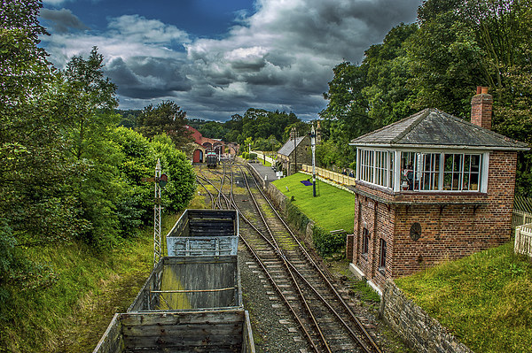  Rowley Signal Box Picture Board by John Ellis