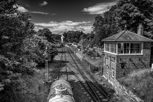 Rowley Station Picture Board by John Ellis
