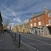 Buy canvas prints of Melton Mowbray Street by Stephen Wakefield
