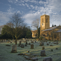 Buy canvas prints of Church in Winter light by Stephen Wakefield