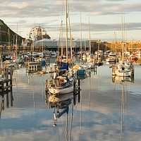 Buy canvas prints of Harbour Reflections by Stephen Wakefield