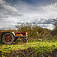 Buy canvas prints of The Rusty Tractor by Aran Smithson