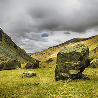 Buy canvas prints of Stones at Honister Pass by Aran Smithson