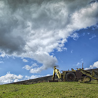 Buy canvas prints of Rusted Tractor by Aran Smithson