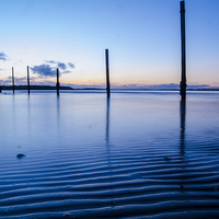 Buy canvas prints of Poole Harbour Evening Hill by Kelvin Futcher 2D Photography