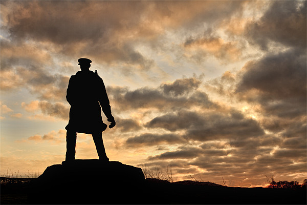 David Stirling Monument Picture Board by John Barrie