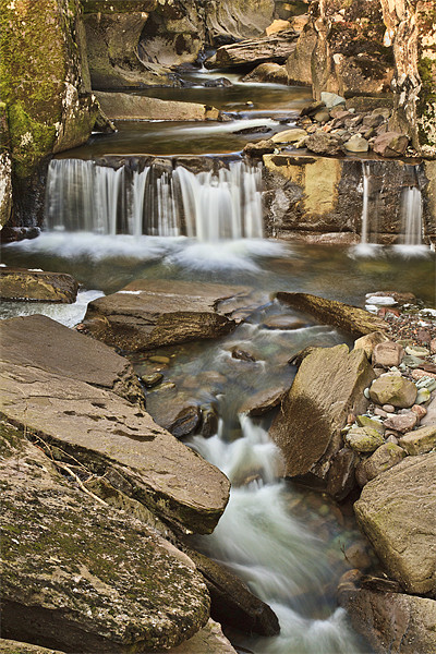 Bracklinn Falls, Callander Picture Board by John Barrie