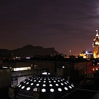 Buy canvas prints of Edinburgh at night by Richard Thomas