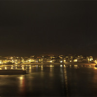 Buy canvas prints of St Ives By Night by Kieran Brimson