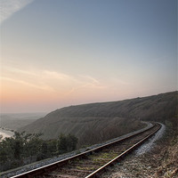 Buy canvas prints of The Railway Line by Kieran Brimson