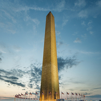 Buy canvas prints of The Washington Monument by Kieran Brimson
