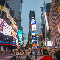 Buy canvas prints of Times Square by Kieran Brimson