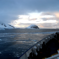 Buy canvas prints of Antarctic Sunrise by Scott Thomson