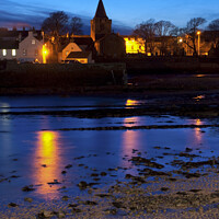 Buy canvas prints of Anstruther evening by Corinne Mills