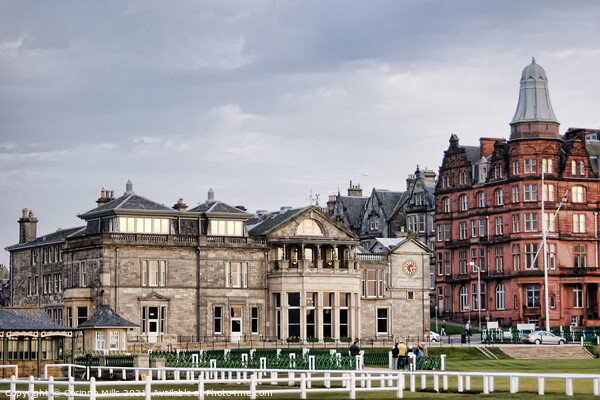 The Royal and Ancient Golf Club of St Andrews Picture Board by Corinne Mills