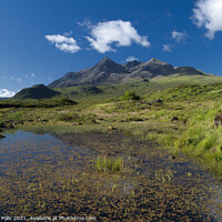 Buy canvas prints of The Cuillin From Sligachan, Isle Of Skye by Corinne Mills