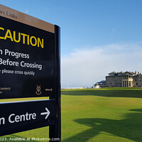 Buy canvas prints of Golf in progress - The Old Course by Corinne Mills