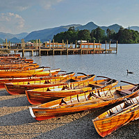 Buy canvas prints of Derwent Water by paula smith