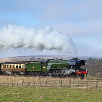 Buy canvas prints of Flying Scotsman by paula smith