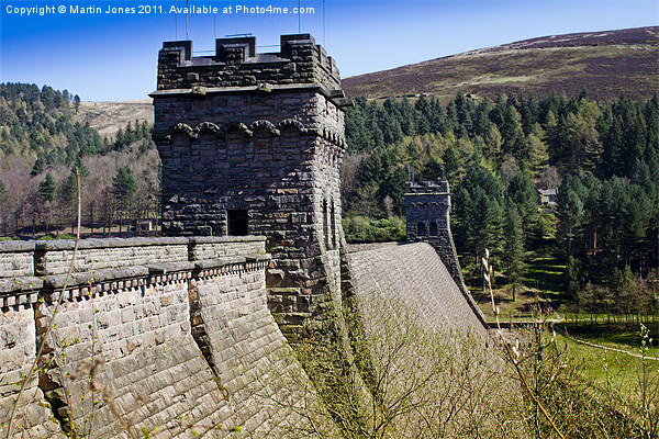 The Derwent Dam Picture Board by K7 Photography