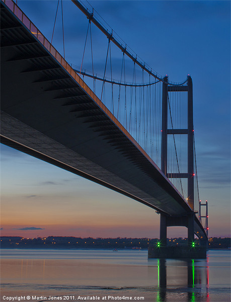 Humber Bridge Reflections Picture Board by K7 Photography
