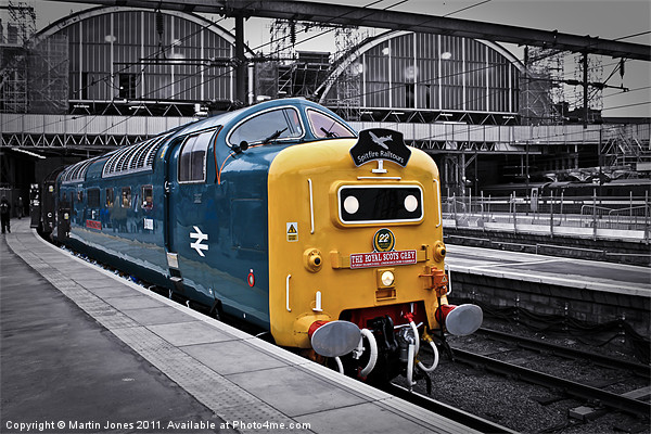 Deltic Dawn Picture Board by K7 Photography