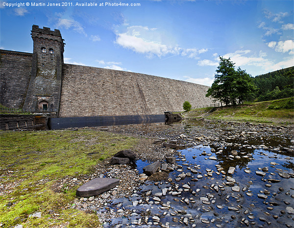 Derwent Dam wide angle panorama Picture Board by K7 Photography